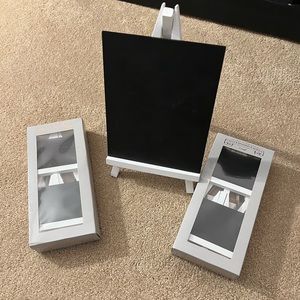 Chalkboard Easels - set of 9
